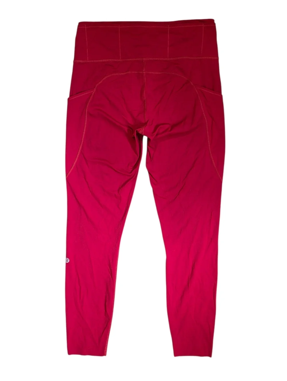 Lululemon Fast and Free Tights Dark Red Size 8 Activewear